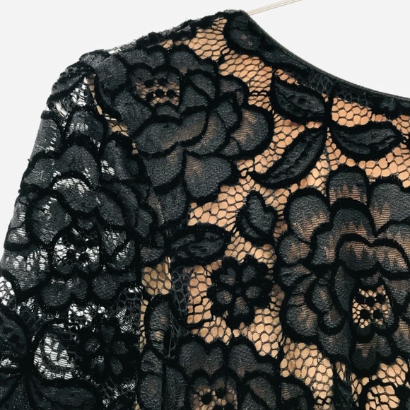 Dress the Population Black Lace Midi Dress - Picture 2 of 10